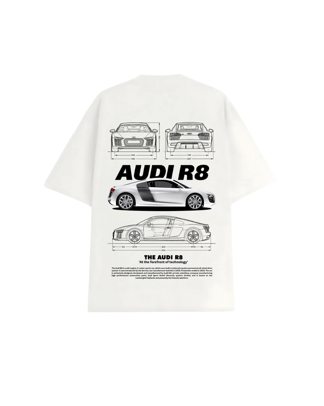 Audi R8 Blueprint Tee – Street Precision Edition