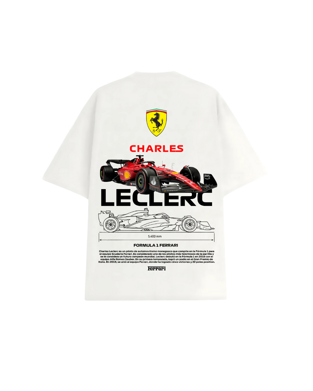 Scuderia Speed: Leclerc x Ferrari Tee